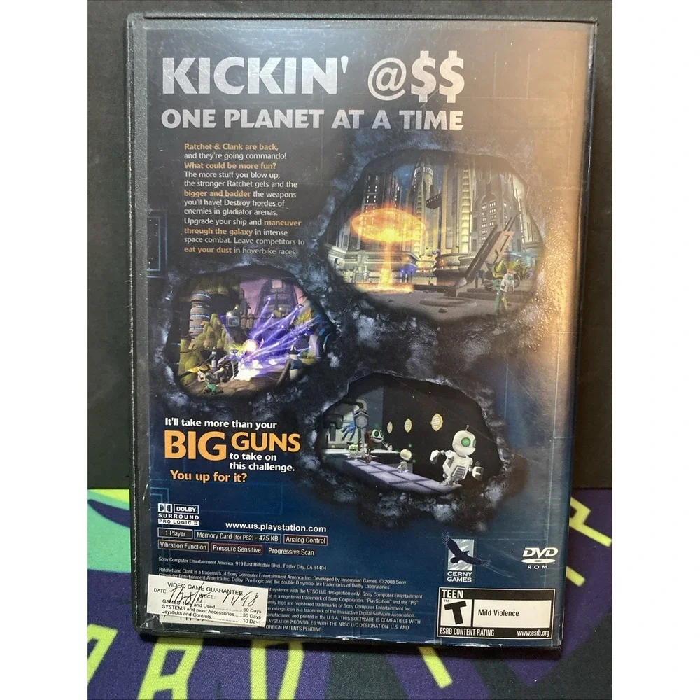 Ratchet & Clank: Going Commando (Sony PlayStation 2, PS2, 2003)